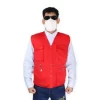 Chaleco drill H rojo reportero