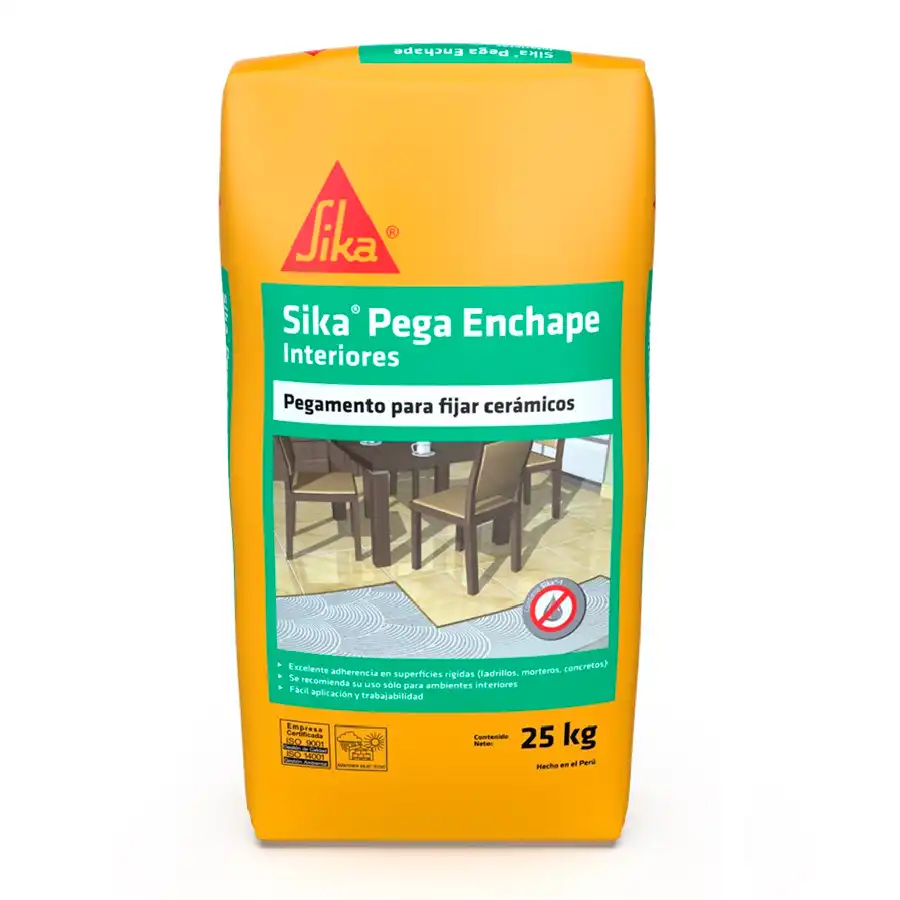 sika pega enchape interiores