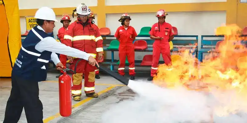 extintor de incendios