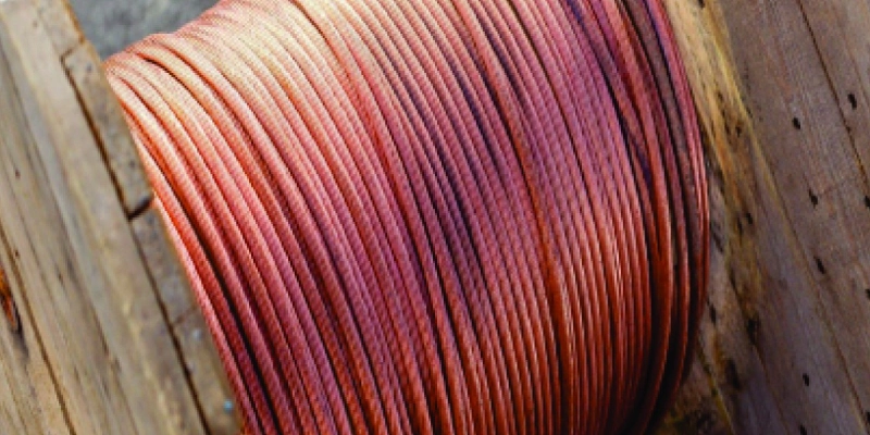 cable de cobre desnudo