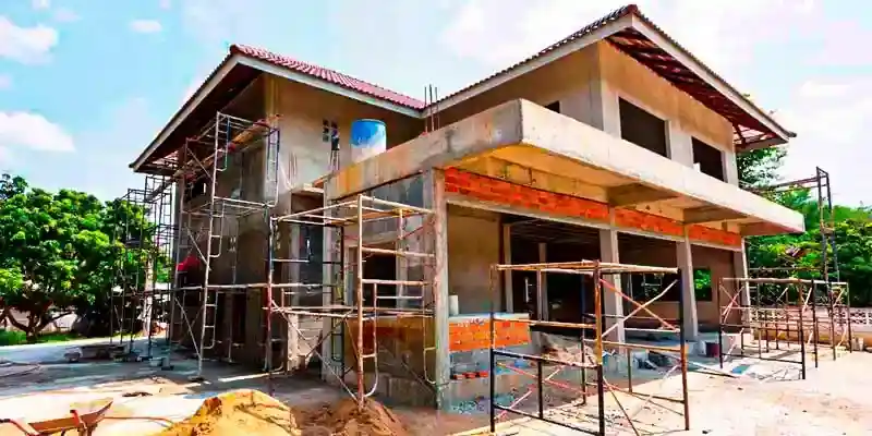 casas en construcción