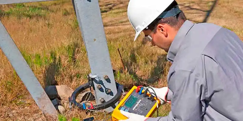 pozo tierra con cemento conductivo