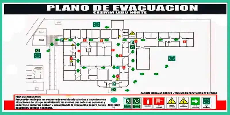 plano de evacuacion