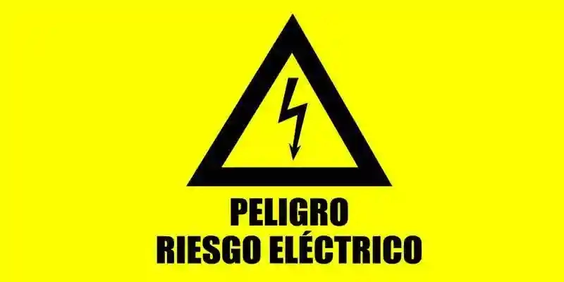 riesgo de peligro electrico