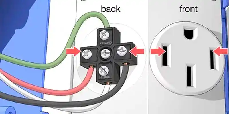 como instalar un tomacorrientes de 220v