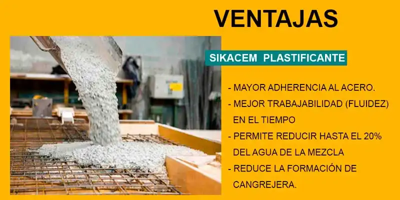 sikacem plastificante