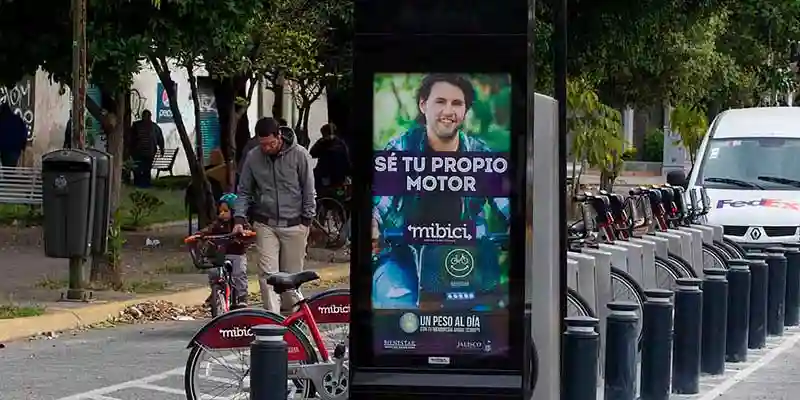 anuncio publicitario en apradero 