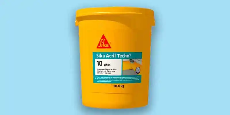 sika acril techo