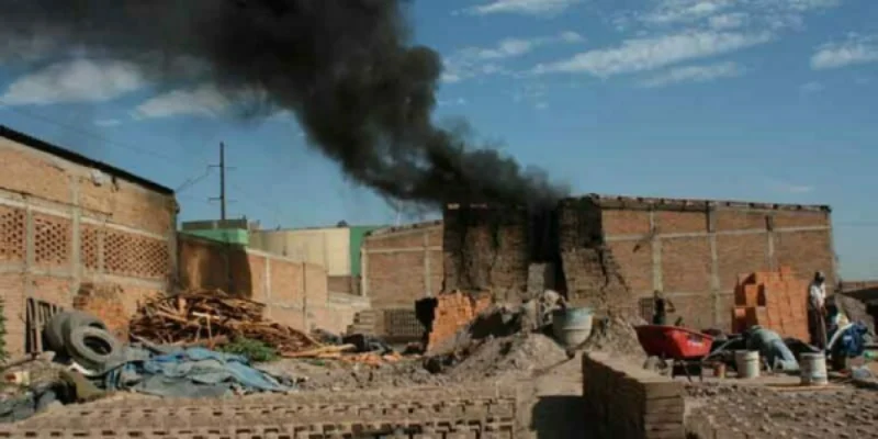 incendio de casa de ladrillo