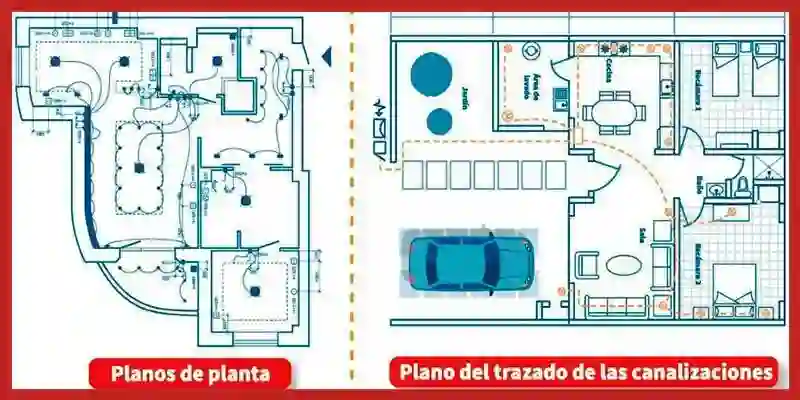 grafico de plano de electricidad