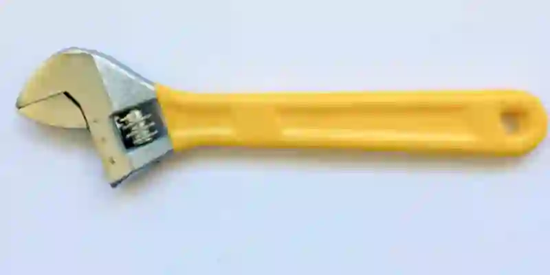 Llave Francesa Con Mango Amarillo Casa Lima