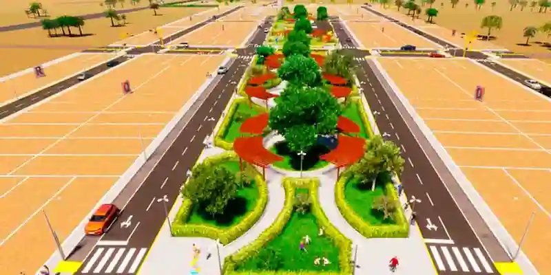 Maqueta de Campos Deportivos y Campo En Pista