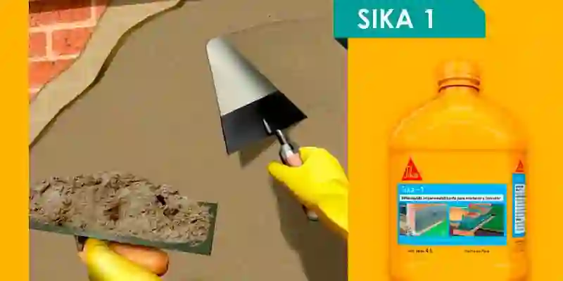 sikalite aplicada en pared