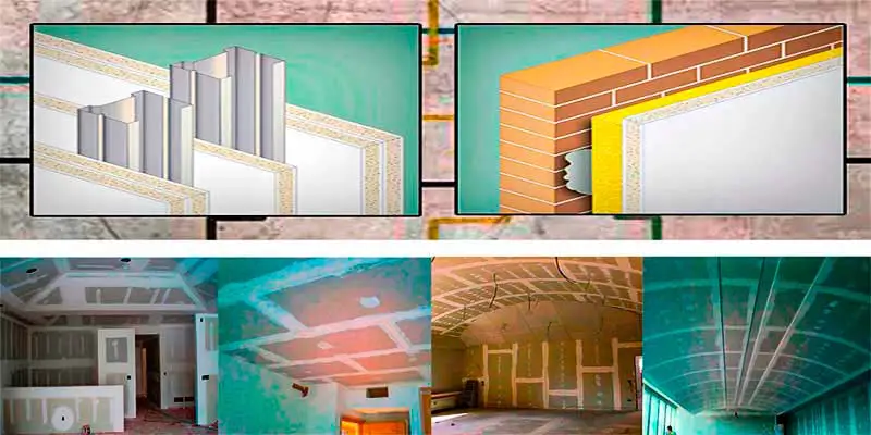 sistema drywall estructura