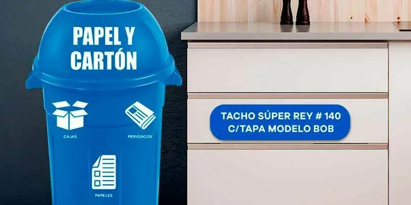 tipos de tachos de reciclaje