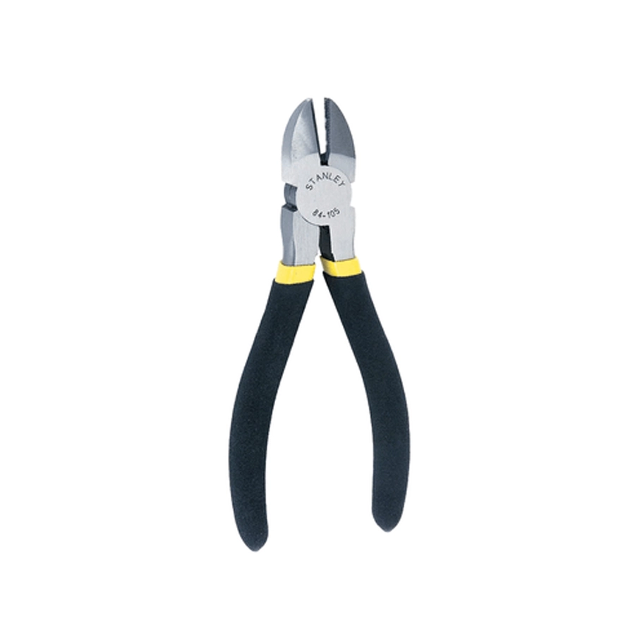 alicate corte diagonal con mango negro de 6" 84-105