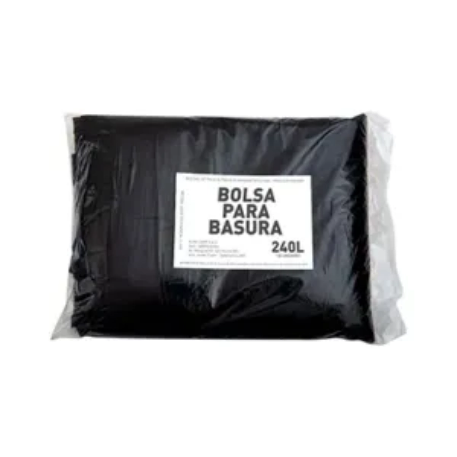 bolsa de basura negra