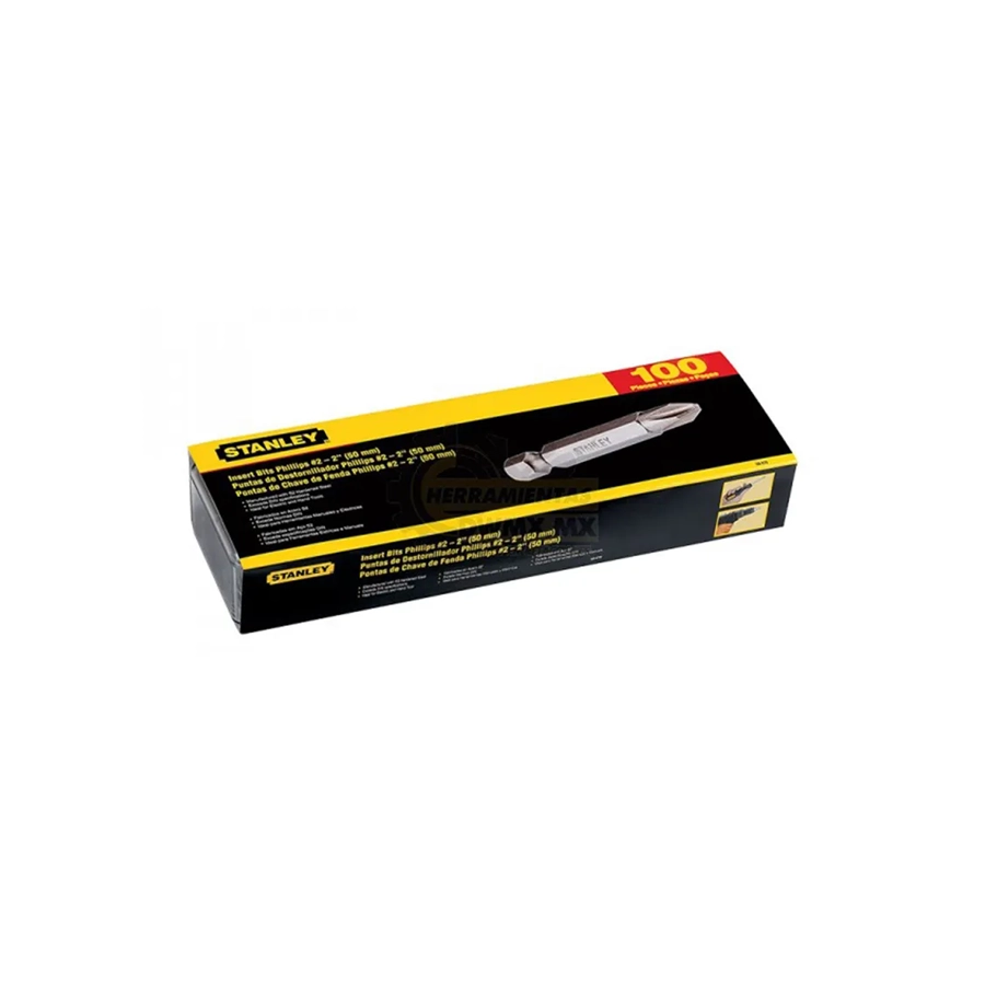 caja de 100 puntas phillips #2 68-076