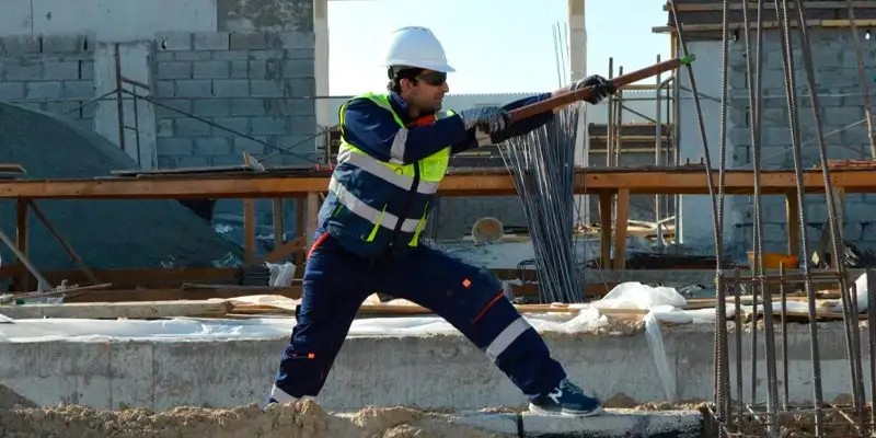 Equipo de proteccion de albañil