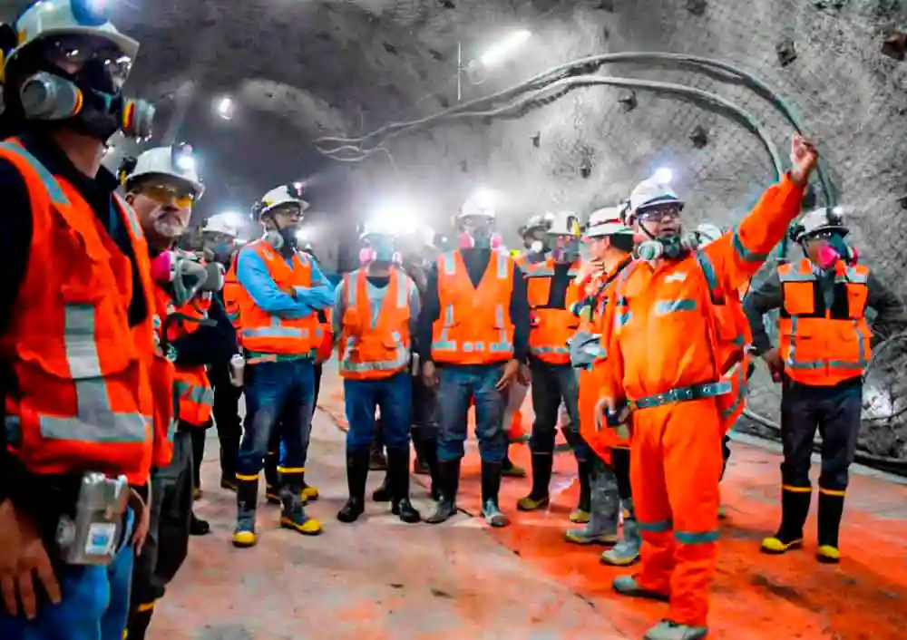 Equipo de proteccion para mineros