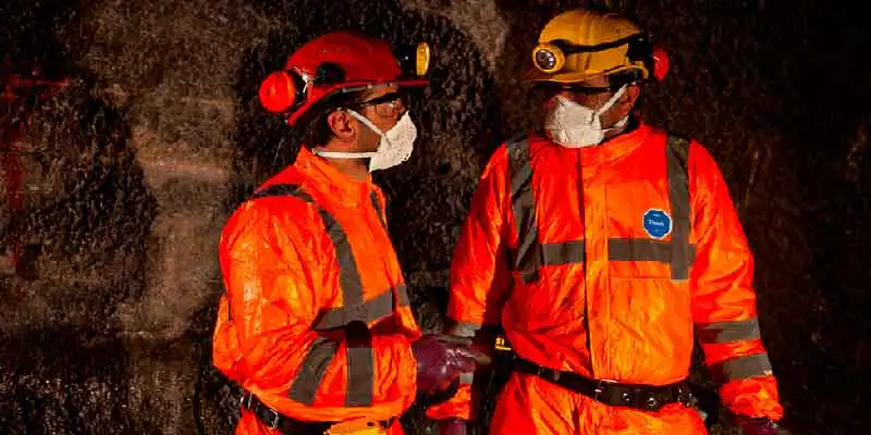 Equipo de proteccion para mineros