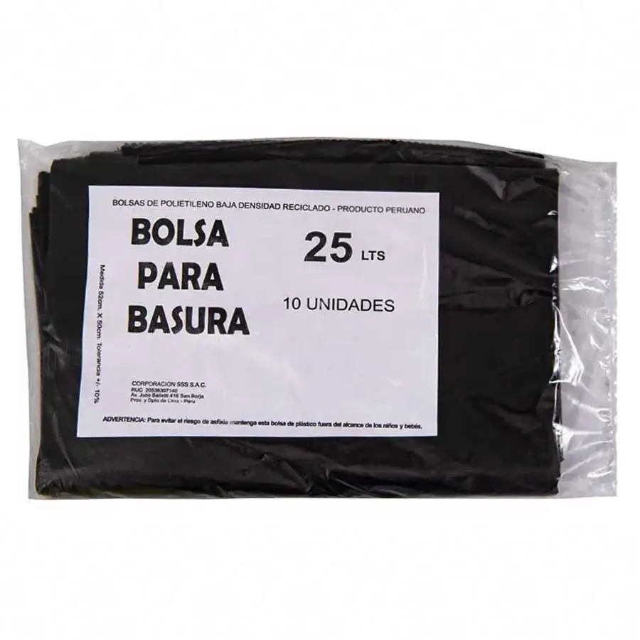 bolsa negra de basura