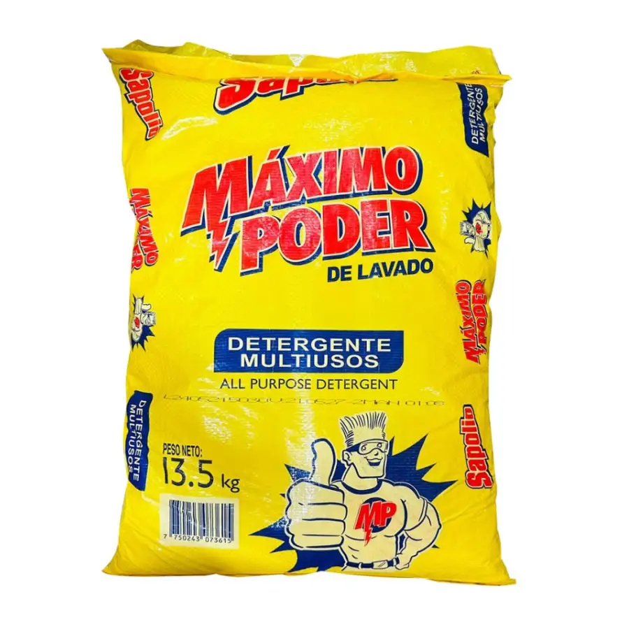 detergente maximo poder de lavado