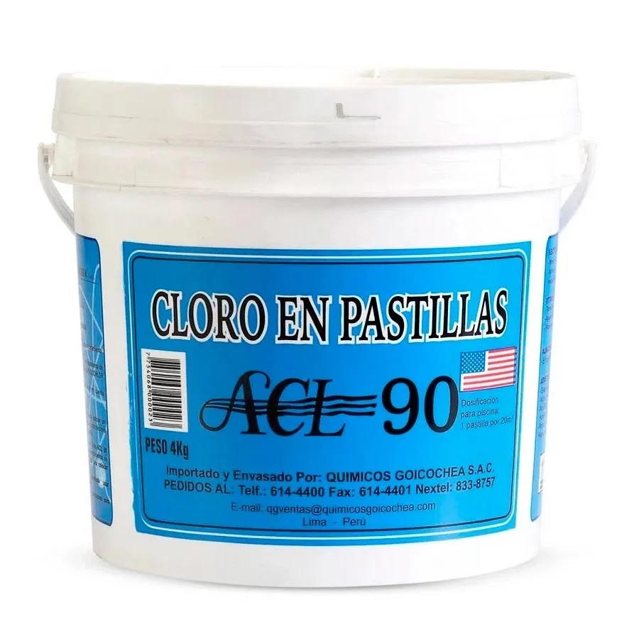 pastillas de cloro