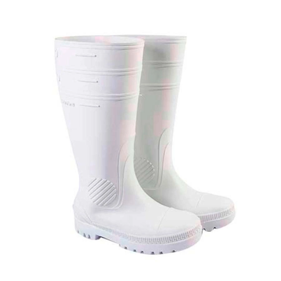 bota pvc blanca