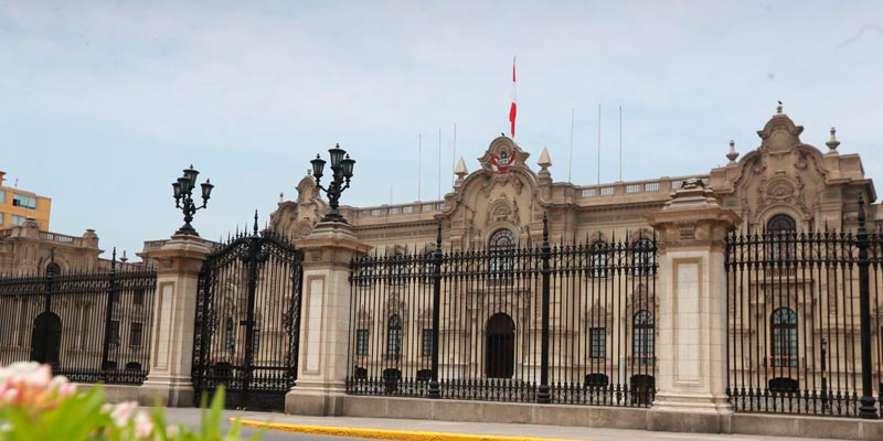 Fachada del Palacio Gobierno Casa Lima Fachada del Palacio Gobierno Casa Lima