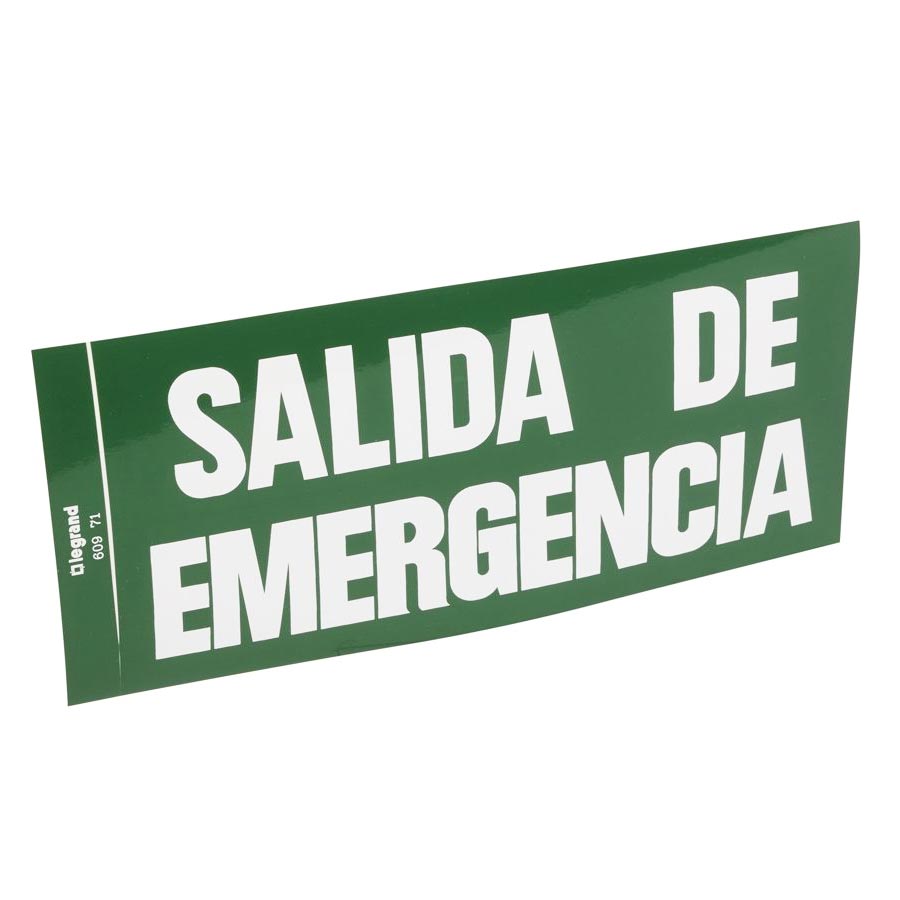 Venta de Etiqueta Verde Salida de Emergencia Casa Lima