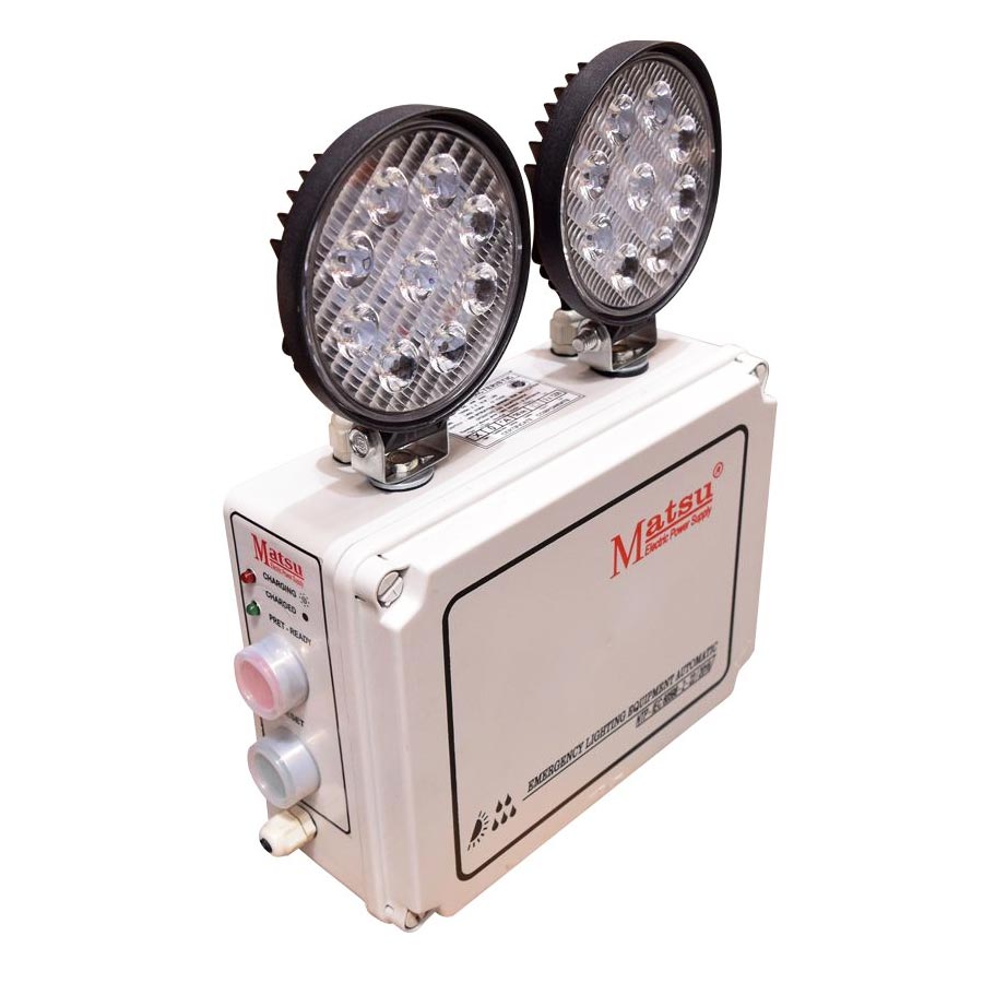 Venta de Luminaria de Emergencia Led 2x18W 4H 220V Exterior IP67 Casa Lima