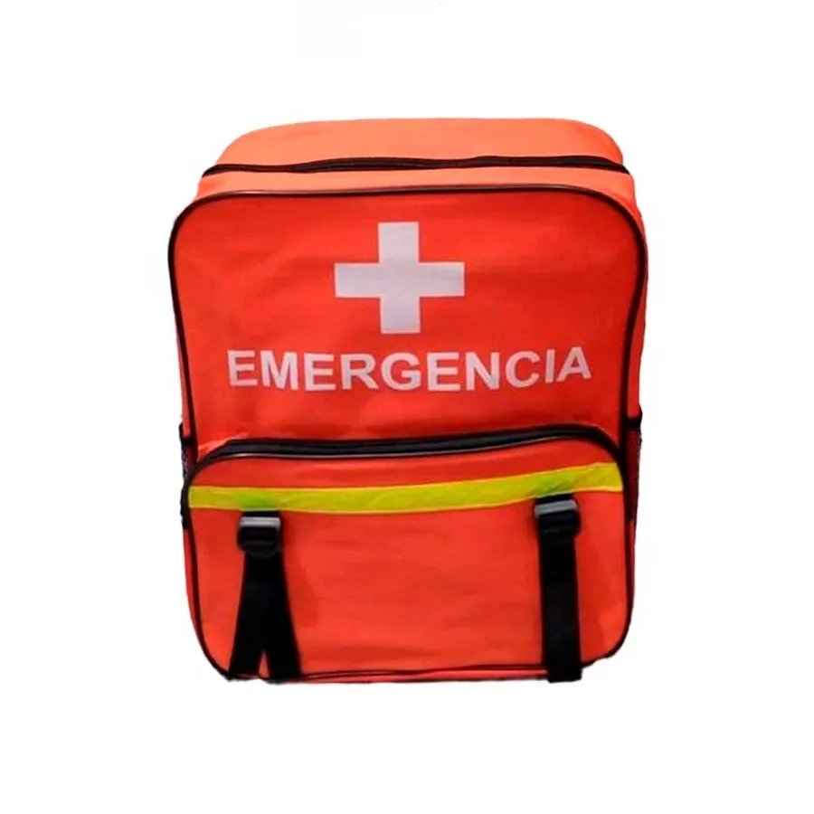 mochila de emergencia naranja