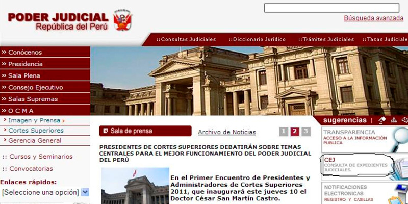 Página Web Poder Judicial Casa Lima Página Web Poder Judicial Casa Lima