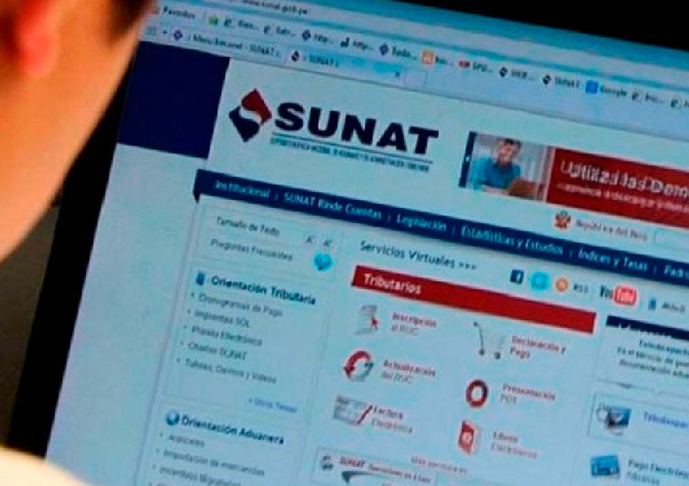 Página Web Sunat Portada Casa Lima