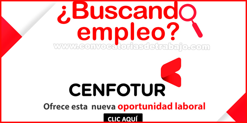 Trabajos Cenfotur Empleo Casa Lima Trabajos Cenfotur Empleo Casa Lima