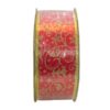 Caja de Cintas Navideñas 6.3 cm x 50 Rojo  - Imagen 2