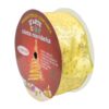 Caja de Cintas Navideñas 6.3 cm x 50 Amarillo 
