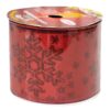 Caja de Cintas de Organza Surtido con Brillo 6.5 x 10 Rojo 