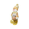 Muñeco de Nieve Patilarga Navideño Dorado  - Imagen 3