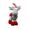 Muñeco Navideño Reno 4 Patas Gris 