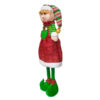 Muñeco Patilargo Navideño Duende Mujer con Cascabel  - Imagen 3