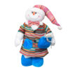 Muñeco Patilargo Navideño Escoces Falda Nieve 