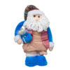 Muñeco Patilargo Navideño Turquesa Papá Noel 