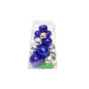Bolas de Uva para Árbol Azul C/Plateado 