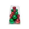 Bolas de Uva para Árbol Rojo C/Verde 