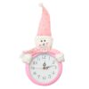 Reloj Navideño Rosado Nieve 