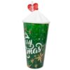 Vaso Con Sorbete Navideño Verde  - Imagen 2
