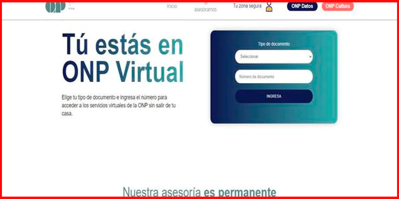 Onp Página Virtual Casa Lima Onp Página Virtual Casa Lima