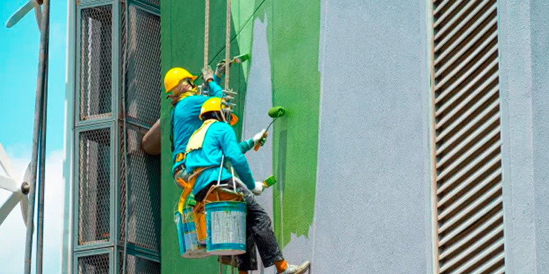 Pintado Edificios Casa Lima Perú Pintado Edificios Casa Lima Perú